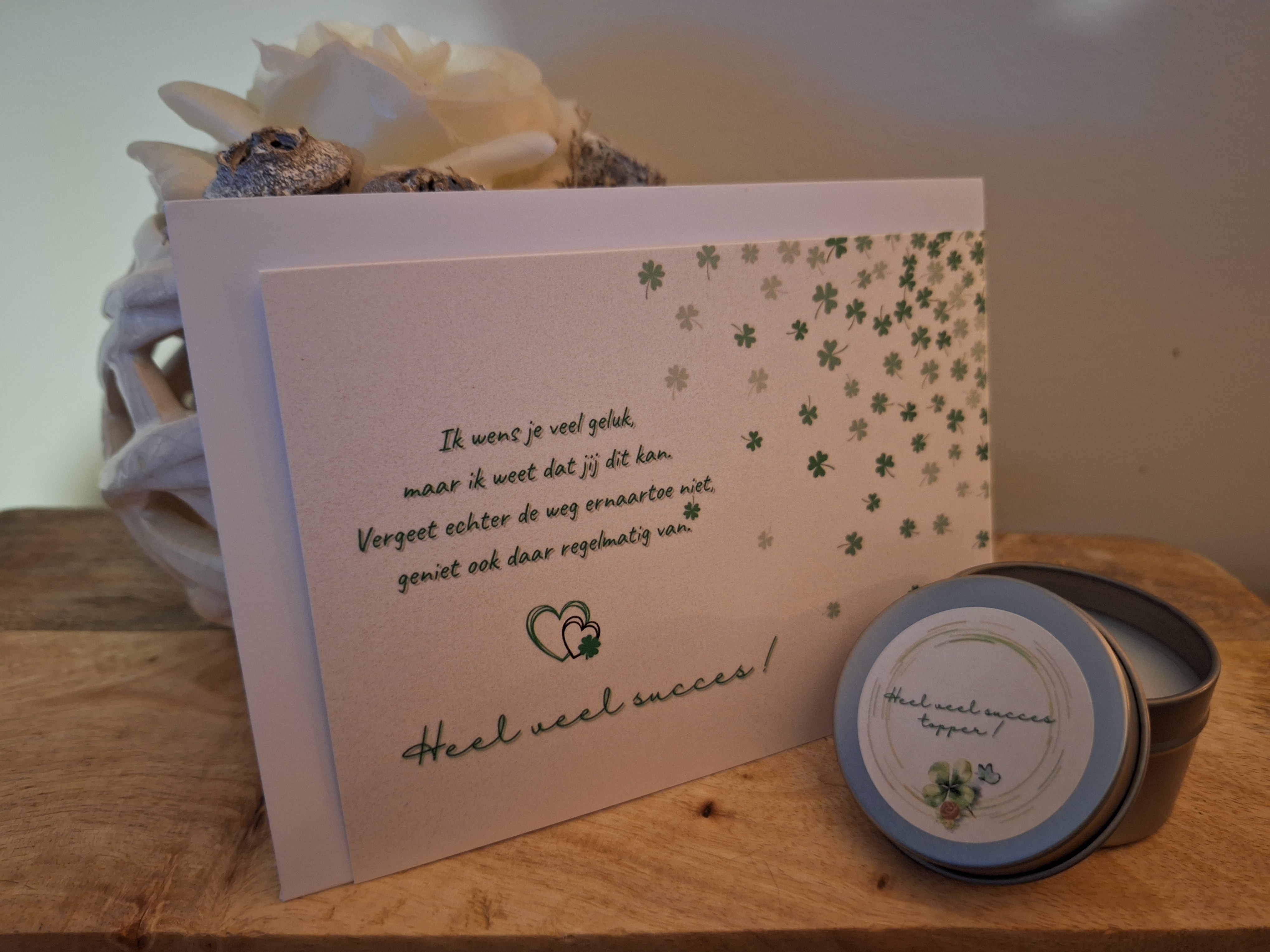 Mini - Succes pakket "Veel succes, Topper!"
