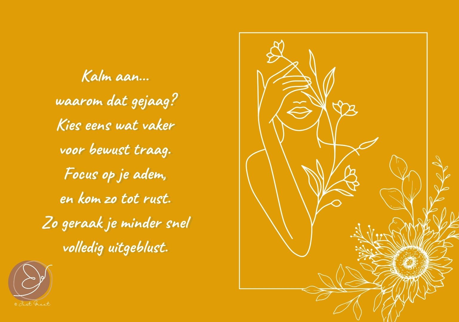 MW - Kies bewust traag (oker)