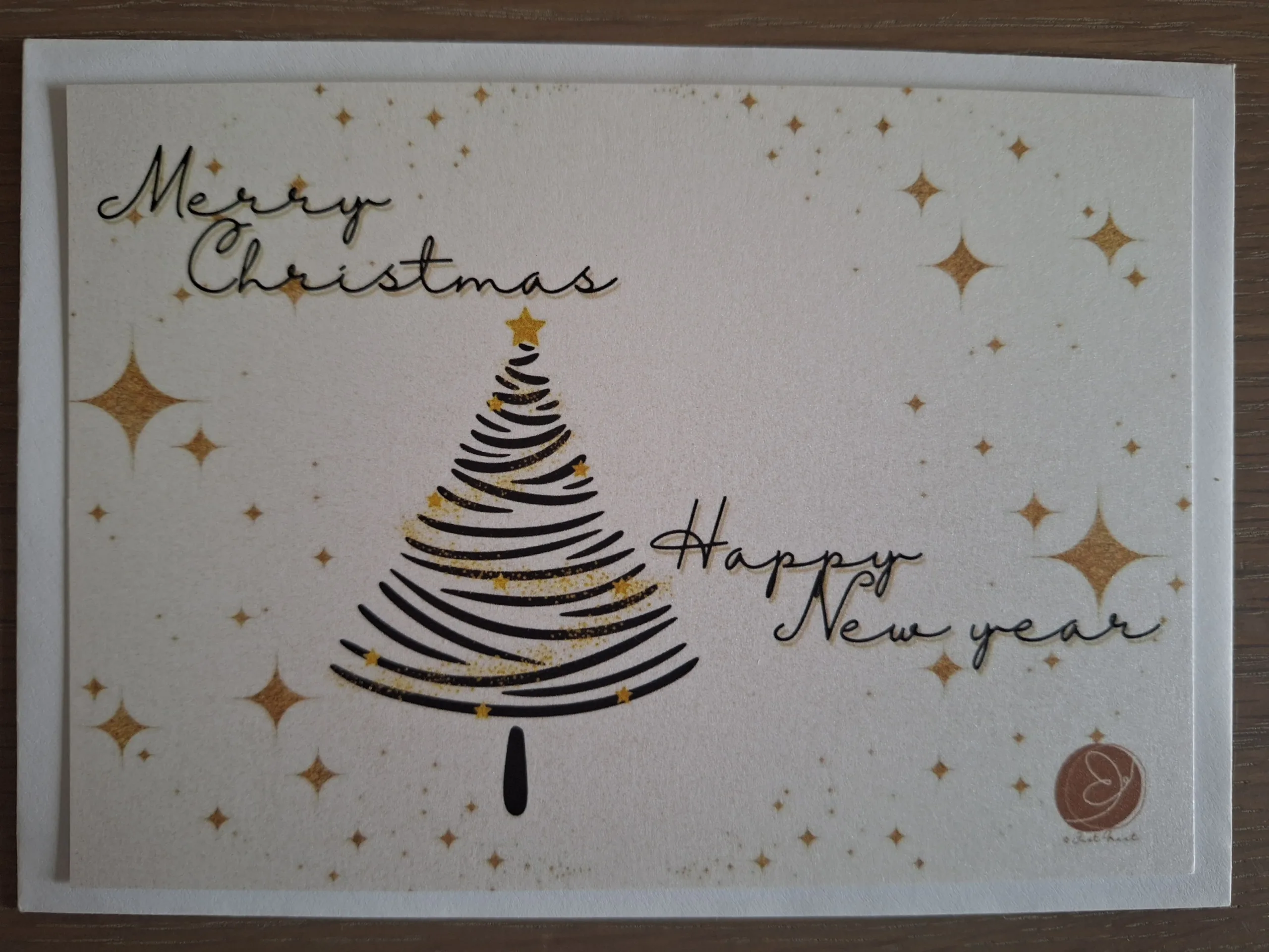 KN25 - Merry Christmas & Happy New year 2 (Modern) - Afbeelding 2