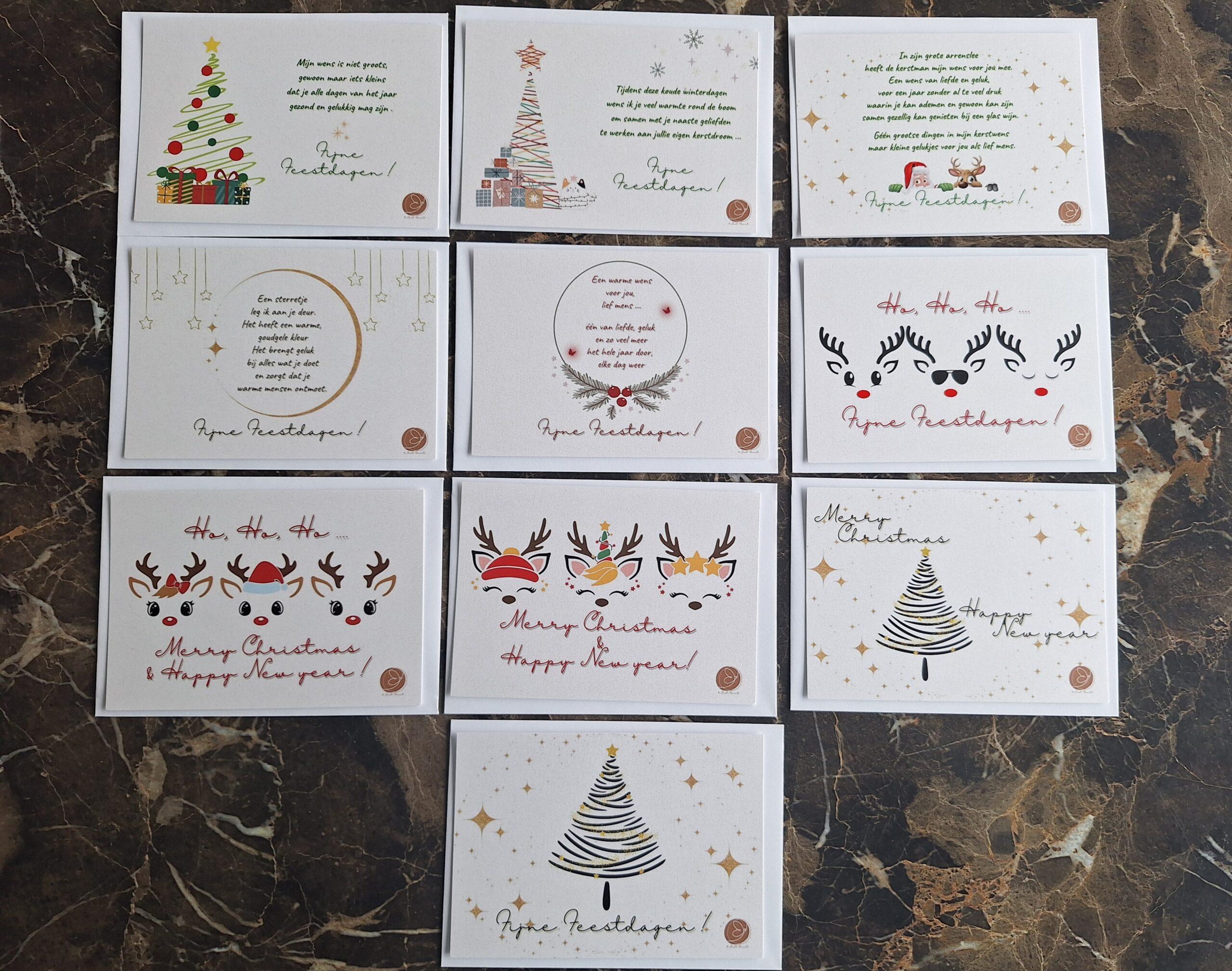 Samengesteld Pakket: Kerst 2025 - Modern (10 stuks)