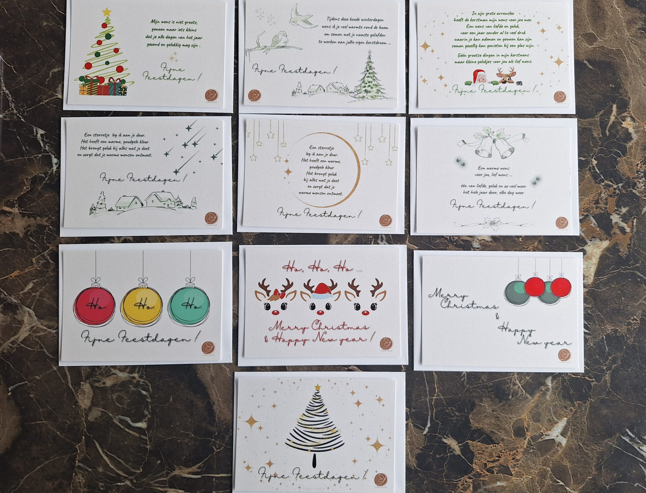 Samengesteld Pakket: Kerst 2025 - Gemengd (10 stuks)