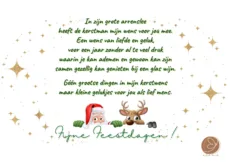 KN25 - De kerstman met mijn wens (modern)