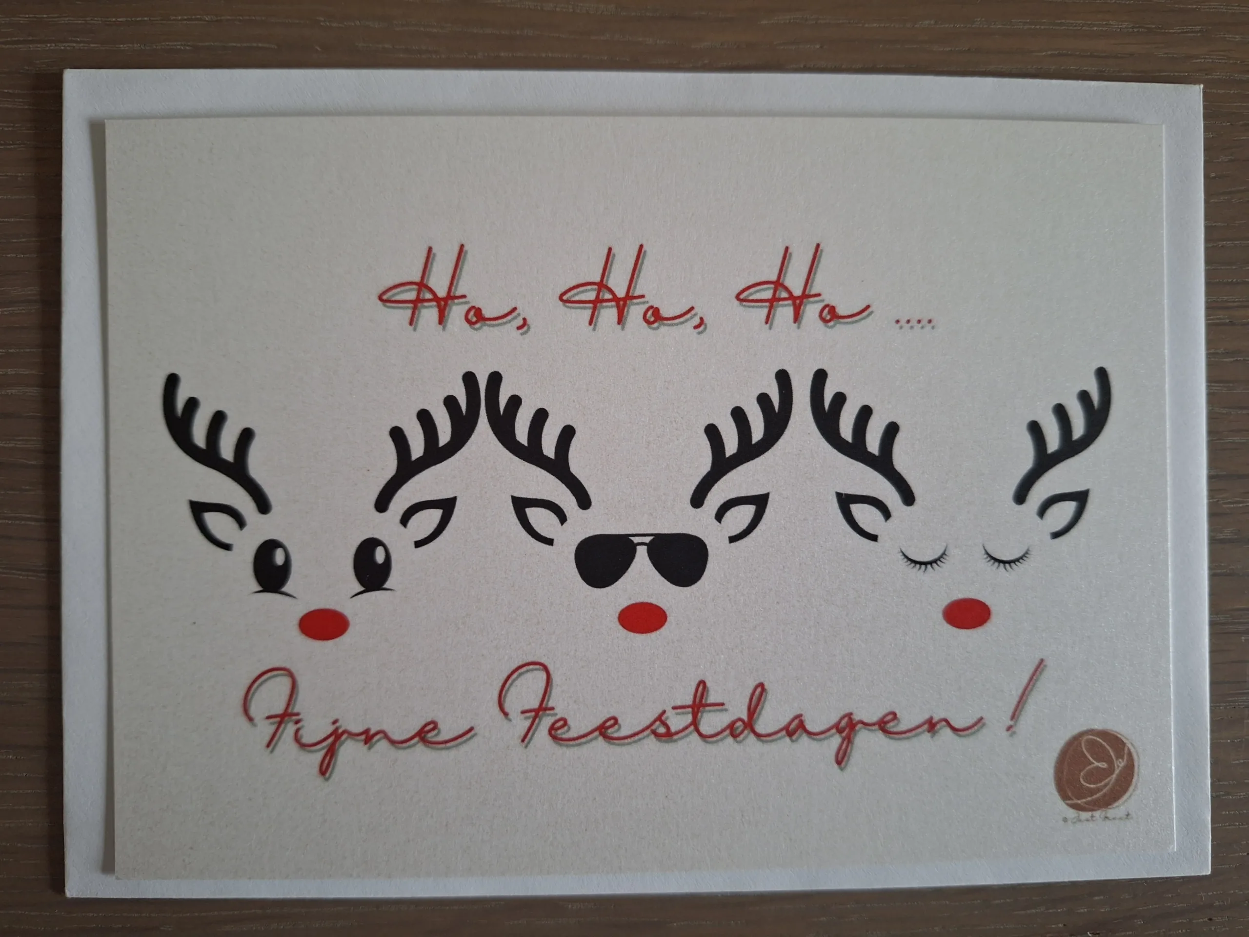 KN25 - Ho, Ho, Ho, Fijne feestdagen (modern) - Afbeelding 2