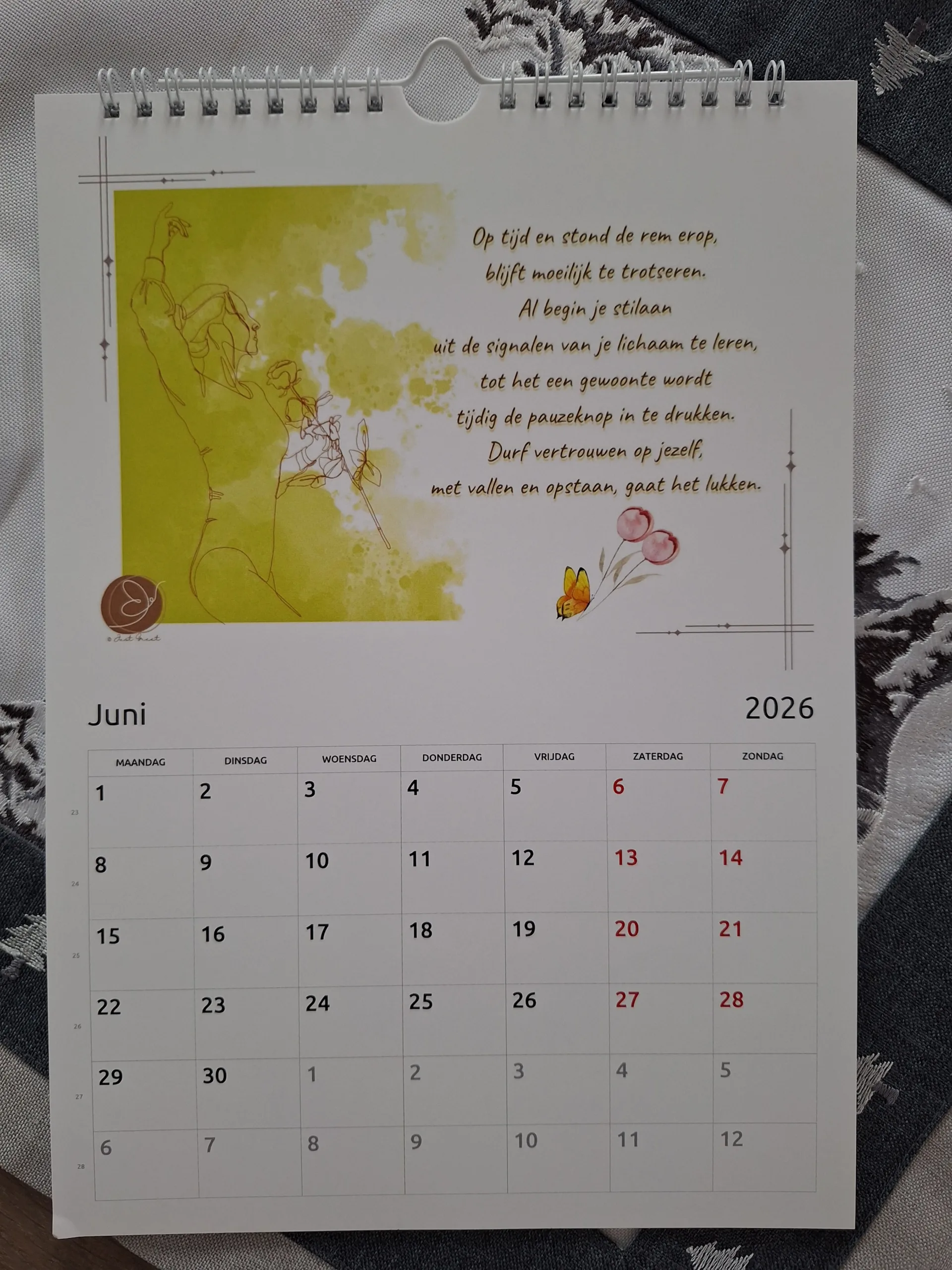 Wandkalender 2026 - A4 - Afbeelding 3