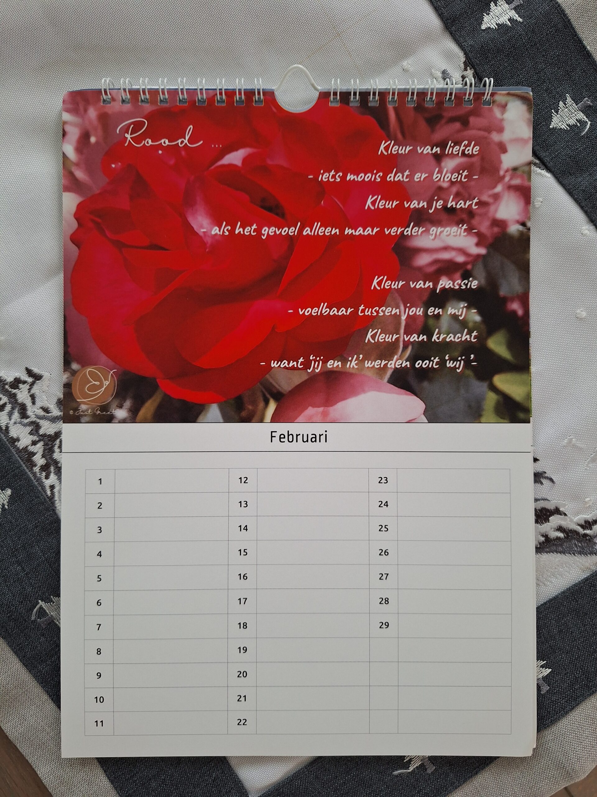 Verjaardagskalender A4 - Afbeelding 3