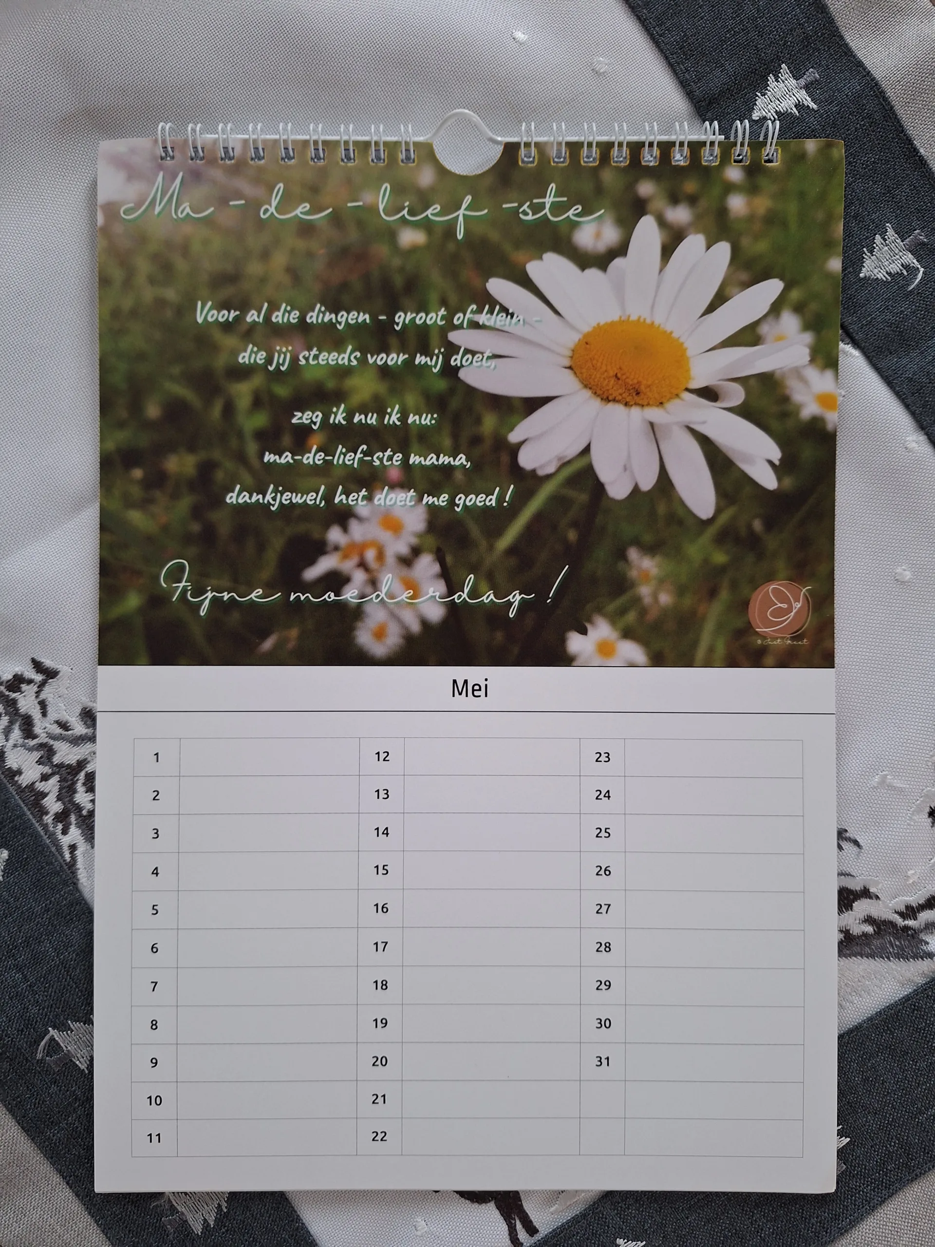 Verjaardagskalender A4 - Afbeelding 4