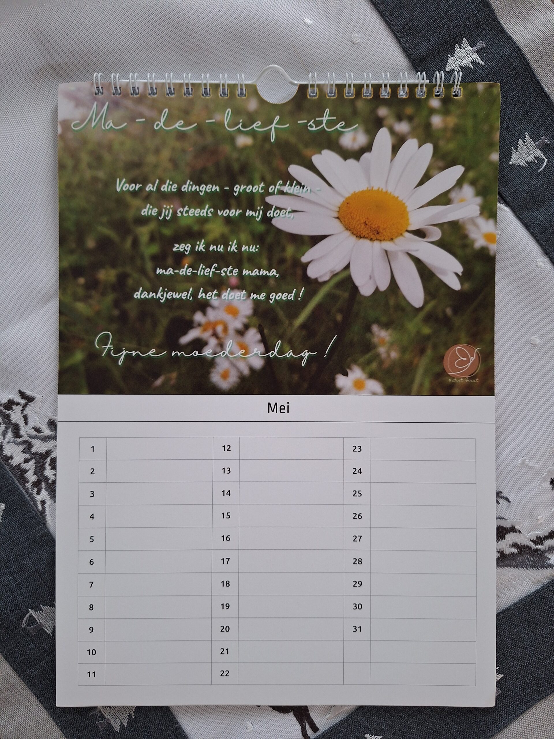 Verjaardagskalender A4 - Afbeelding 4